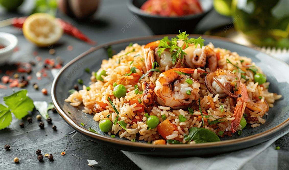 Mixed Seafood Fried Rice