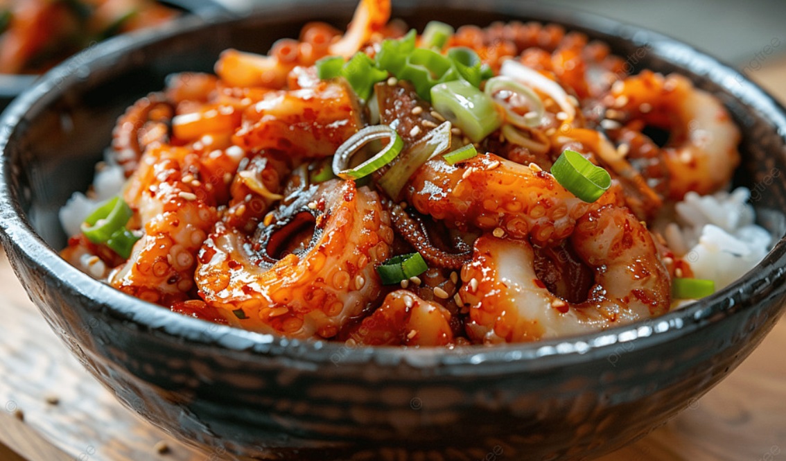 Korean Spicy Squid Rice